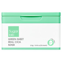 GREEN SHEET REAL CICA MASK / 20枚 / みずみずしいさっぱり使用感 / 無香料