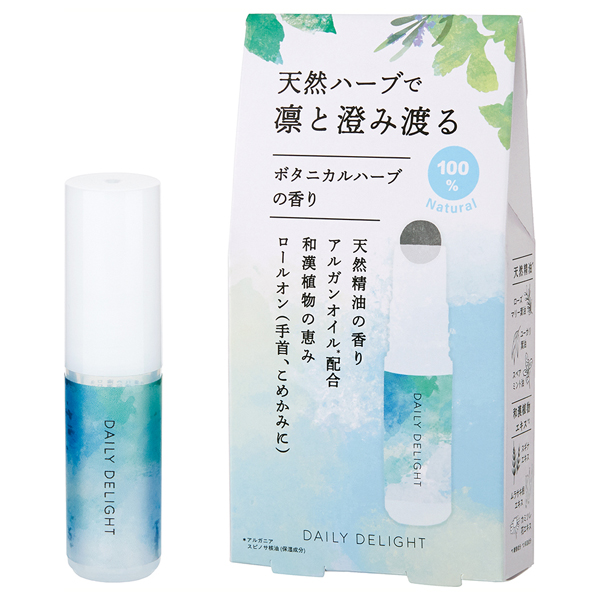 天然ハーブを愉しむロールオンアロマ / 4mL / 本体 / ボタニカルハーブの香り