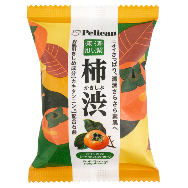 ファミリー石鹸柿渋 / 80g / 本体 / さわやかシトラスの香り