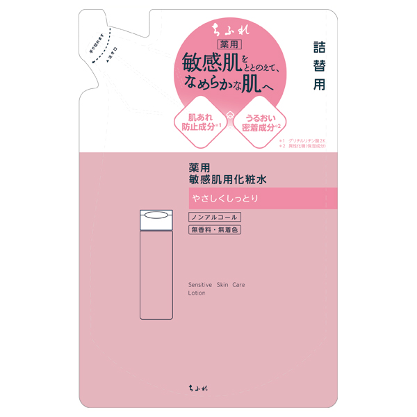 敏感肌用化粧水 / 容量160ml w110×h170×d46(mm) / 詰め替え / 無香料 / しっとり