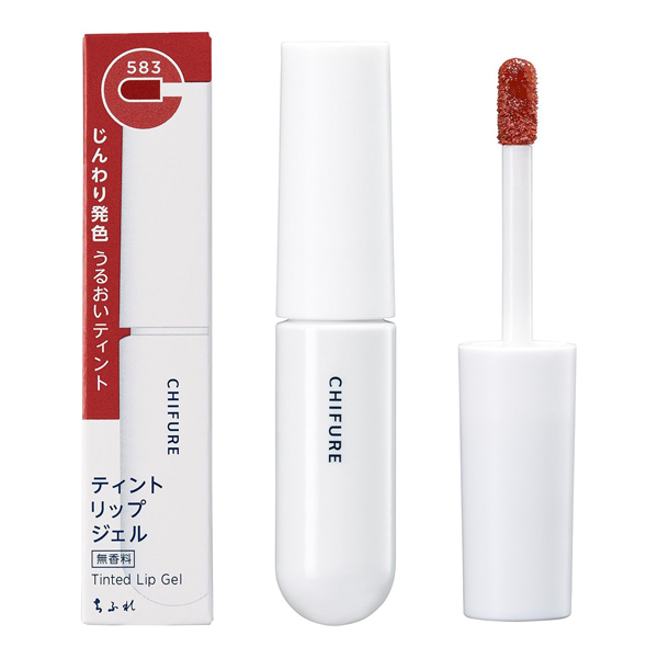 ティント リップ ジェル / 583 レッド系 / w18×h85×d18.5(mm) / 無香料 / なめらかリッチ