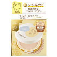 タイムシークレット ミネラル 薬用プレストパウダー / SPF50+ / PA++++ / 本品/ディズニーくまのプーさんデザイン / ライトオークル / 8g