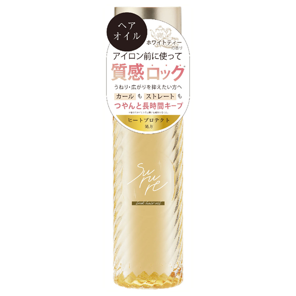ロックヘアオイル / 100ml / 本体 / ホワイトティーの香り / 髪にツヤを与え、スルスルとなめらかな指通り