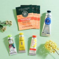 シアハンドクリーム&ミニハンドクリーム3本 ヘアケアサシェセット / 30mL・10mL・10mL・10mL / BEAUTY DAY限定アイテム / 30mL・10mL・10mL・10mL