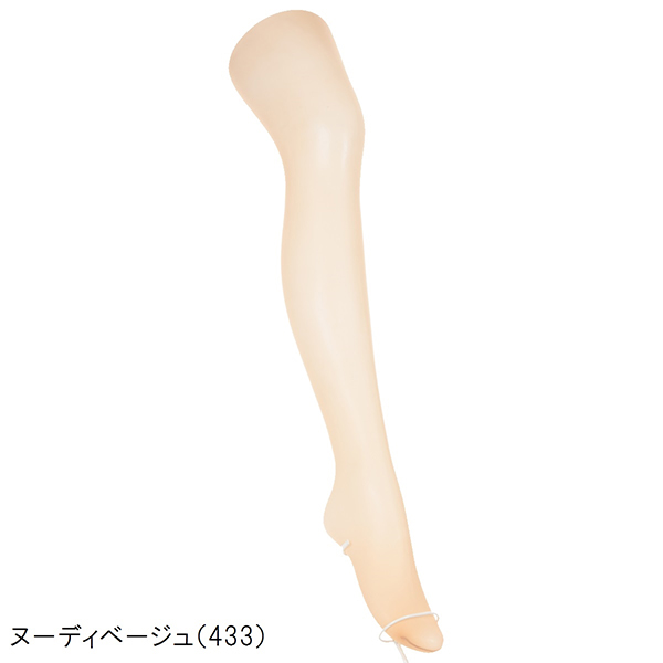 【魅】切替なし ストッキング AP6004 / ヌーディベージュ(433) / M-L / 本体 1