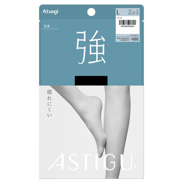 【強】破れにくい ストッキング AP6001 / ブラック(480) / L / 本体