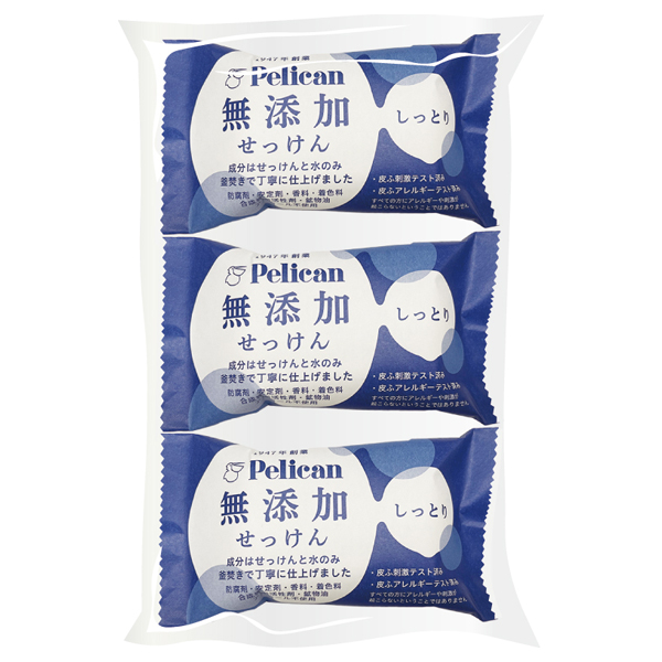 無添加せっけん しっとり / 100g×3 / 本体