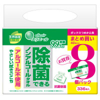 除菌ノンアルコールタオル ボックス / 詰替え / 42枚×8個