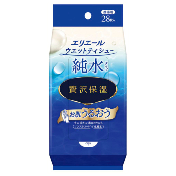 ウェットティシュー 純水タイプ 贅沢保湿 携帯用
