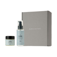 LEA ヘアバーム&ヘアオイル ギフトボックスセット / 本体 / 45g+100ml / さらさら・保湿 / オレンジベルガモット