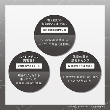 メラノショット W マスク 03