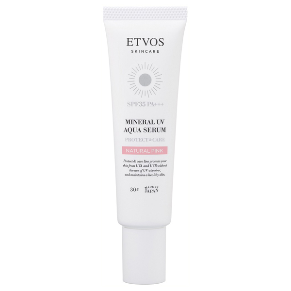ミネラルUVアクアセラム / SPF35 / PA+++ / ナチュラルピンク / 30g / 本体