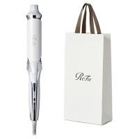 【おひとり様3点まで】CURL IRON PRO 38 WHITE+ReFaショッパーセット / 1個