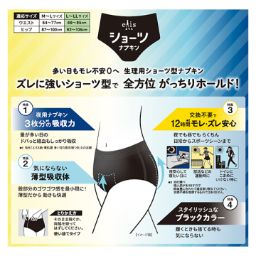 ショーツ 昼・夜長時間用 04