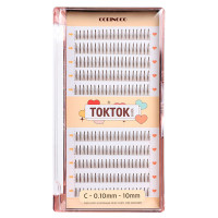 TOKTOKHARA FILTER EYELASHES / ブラウン/10mm / 200pcs