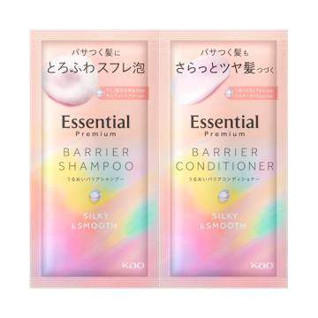 プレミアム うるおいバリアシャンプー&コンディショナー シルキー&スムース ピロー