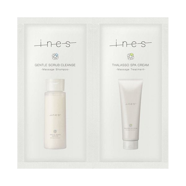 ジェントル スクラブ クレンズ&タラソ スパ クリーム ピロー / 15ml+15ml