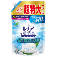 超消臭1WEEK 柔軟剤 やさしく香る超消臭 / 詰替え / 超特大 1280ml / やさしく香る超消臭 フレッシュソープ