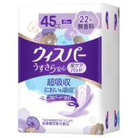 うすさら安心 吸水ケア 吸水ナプキン 45cc / 22枚 / 無香料