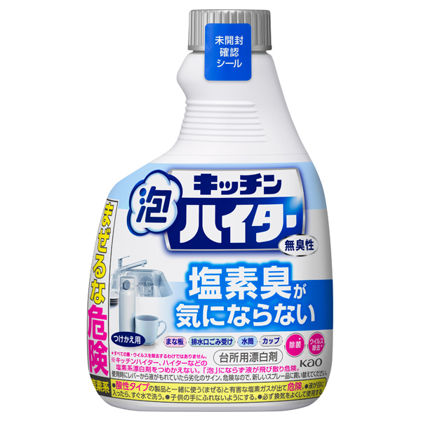キッチン泡ハイター / 400ml / 付け替え用 / 無臭性