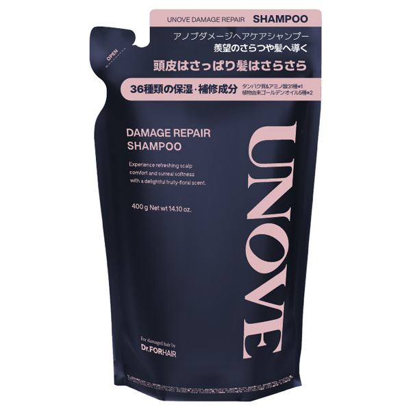 ダメージリペアシャンプー / 400ml / 詰め替え / フレッシュフローラルムスクの香り
