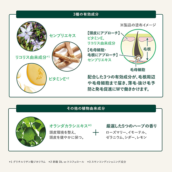 薬用メディカル アンチヘアロスセラム / 50mL / 本体 / シトラスグリーンの香り 1