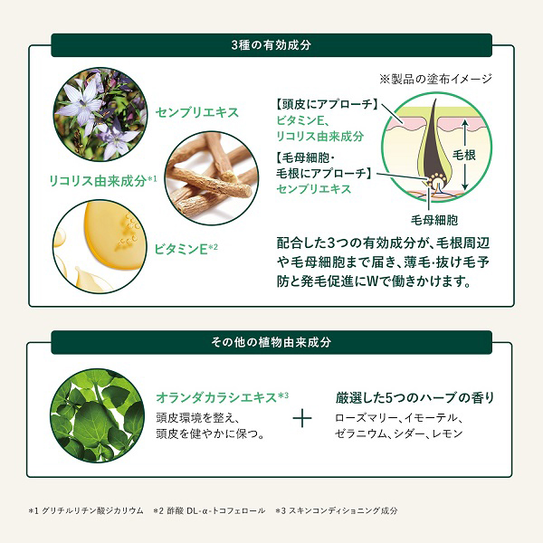 ファイブハーブス アドバンスドスカルプケア / 50mL+50mL+50mL / 本体 1