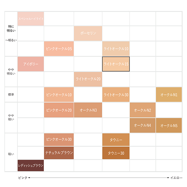 クリームファンデーション / ライトオークル15 / 4.6g 1