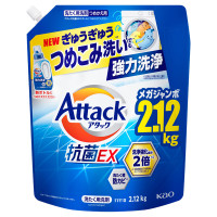 アタック抗菌EX / 詰替え / 2120g / スプラッシュクリアの香り