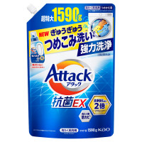 アタック抗菌EX / 詰替え / 1590g / スプラッシュクリアの香り