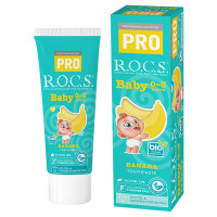 ロックスPRO歯みがき ベビー / 45g / バナナ