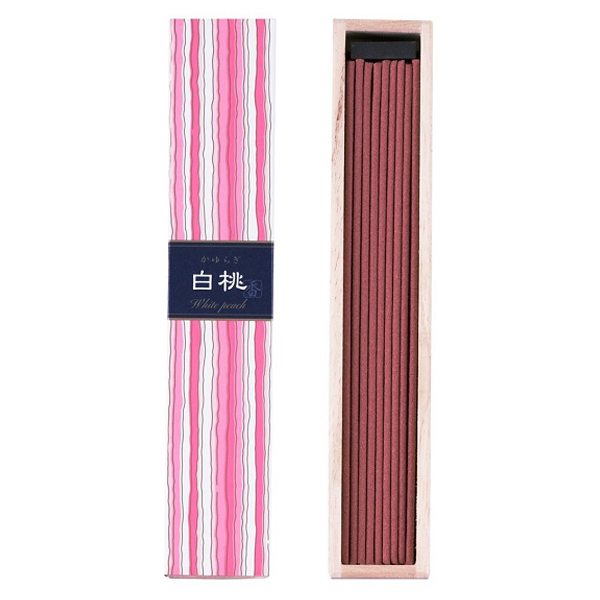かゆらぎ 白桃 スティック40本入 香立付 / 40本