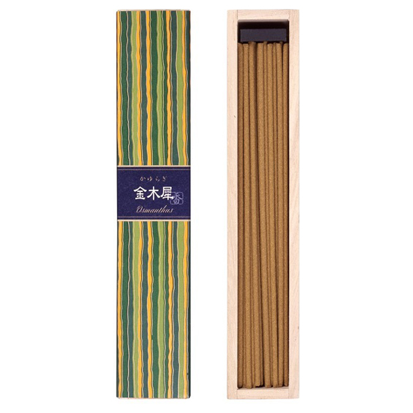 かゆらぎ 金木犀 スティック 香立付 / 40本
