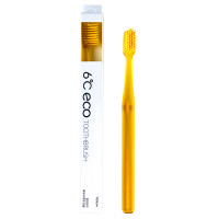 エコ歯ブラシ 6℃ ECO / 本体 / 6℃ ECO イエロー / 1本 / やわらかい