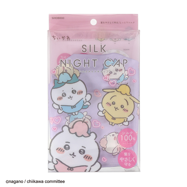 シルクナイトキャップ / ちいかわ妖精 / フリーサイズ(想定頭囲:55-60cm)