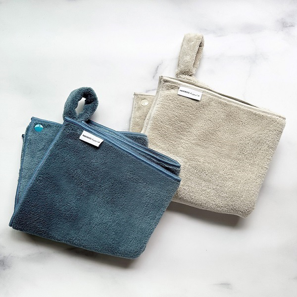 マイクロファイバー スパタオル / ディープアクア / 約132g、サイズ:約38×85cm 1