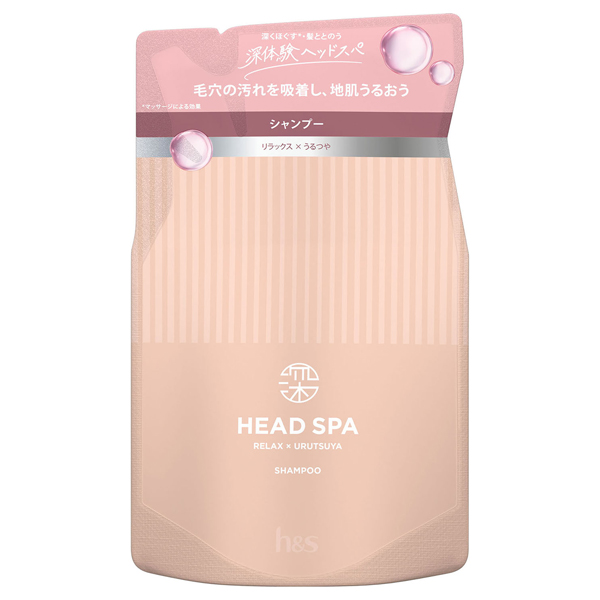 深体験ヘッドスパ リラックス×うるつや シャンプー / 詰替え / 350g / リラックスホワイトティー&ゼラニウムの香り