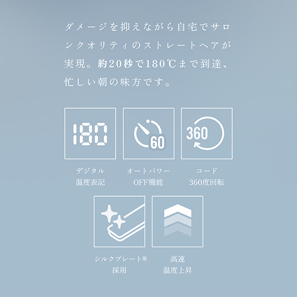 ストレートヘアアイロン / LM225 1
