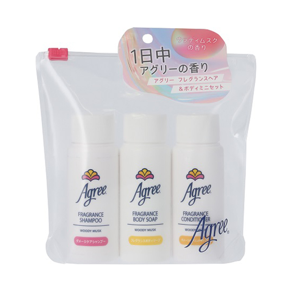 フレグランス ヘア&ボディミニセット / 50ml×3 / ウッディムスクの香り