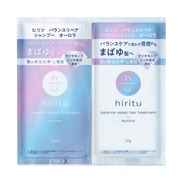 バランスリペアシャンプー&トリートメント オーロラ 2連サシェ / 10mL+10g