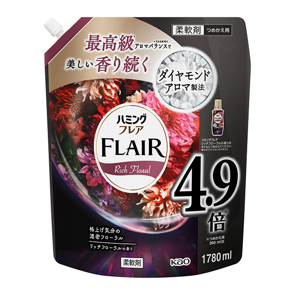 ハミングフレア / つめかえ用(スパウトパウチ) / 1780ml / リッチフローラルの香り