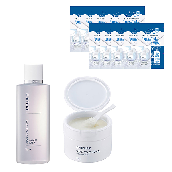 ふきとり化粧水+クレンジングバーム 限定セット / 150ml+90g+1g×10個 / すっきり