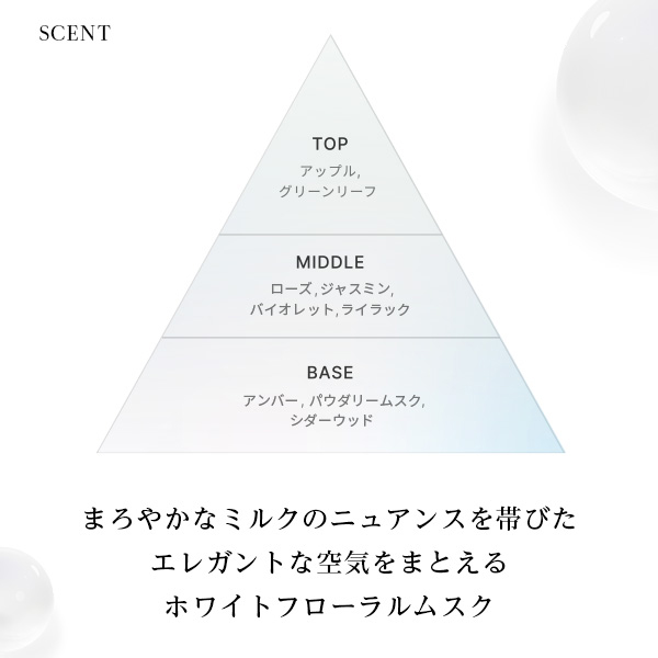 リファ ミルクプロテインシャンフ゜ー / 500mL / 本体 / ホワイトフローラルムス 1