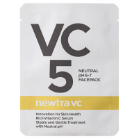 newtra vc 5 フェイシャルマスク / 1枚(25mL)