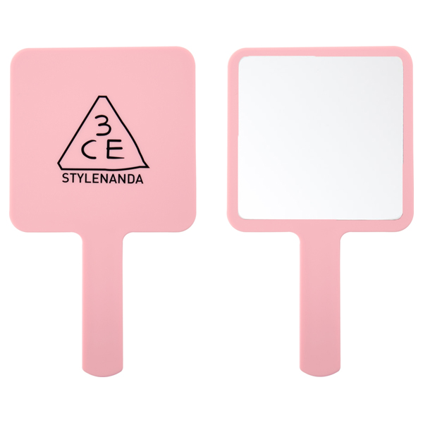 3CE スクエア ハンドミラー / ピンクルーモア / 120mm×217mm