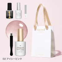 【1,020ポイントバック】マグネットジェル スペシャルセット / 02アイシーピンク / 10ml、12ml、10ml、1本