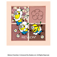 【限定品】ダズル アイシャドウ クアッド / ミニオンのパッケージ / 104 ロージーブラウン / 3.0g