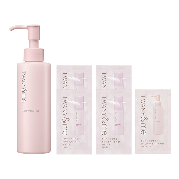 &meデュアルウォッシュハグセット / 150ml+2mL×4+2.1mL / アンバー&グレープフルーツの香り