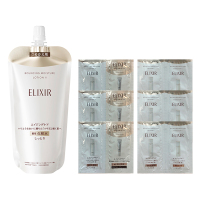 エイジングケアの化粧水(レフィル) 限定セット / 150ml+2.0ml×6包+1.5ml×3包+0.5ml×3包 / ハーバルグリーンアロマの香り