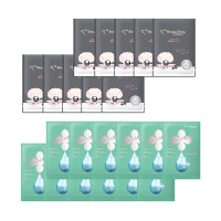 黒真珠マスク&復活草マスク増量セット / 23ml×22枚